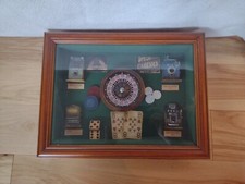 VINTAGE Gambling Shadow Box