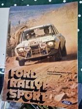Ford Rallye Sport - Book Of Performance Parts And Accessories (1971)