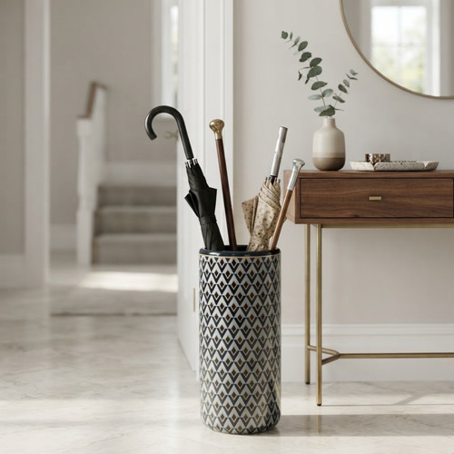 Classic ceramic black white - black,