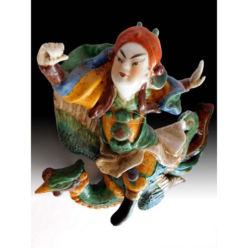 Antique chinese warrior - chinese, on