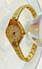 Avia Quartz Ladies Dressy Watch Gold Tone