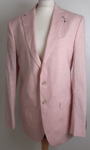 Men linen mix blazer - m&s, men's