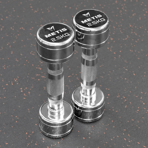 Metis chrome dumbbells 5 - dumbbells, 2.5