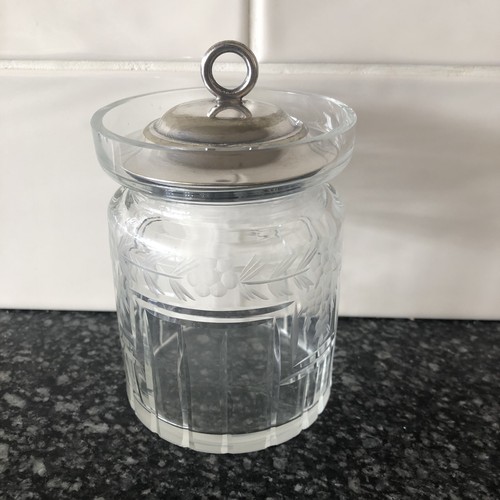 Vintage etched glass - vintage,