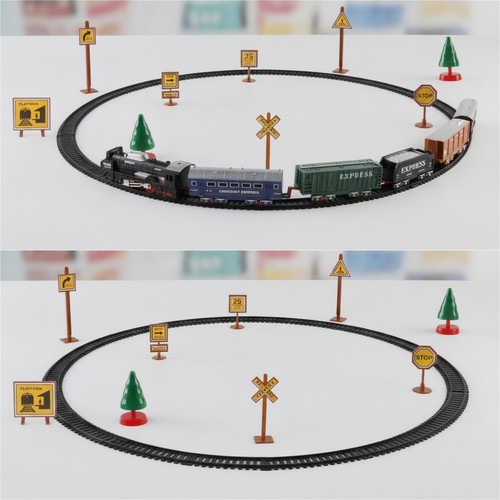 Electric train set with - train,
