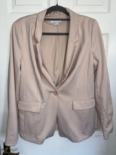 Light pink blazer - pink,
