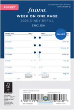 Filofax 2026 Pocket Diary - Week On One Page - Classic Refill - 68226