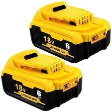 2x for Dewalt 18v Battery 6.0Ah Dewalt 20V MAX Power Tools DCB180 DCB185 DCB184
