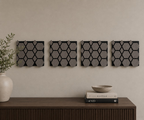 8pc hexagon acoustic wall - hexagon,