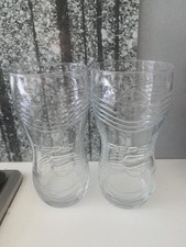 Pepsi Glasses Pair X2 Pint Glasses Vintage