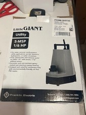 Little Giant 5-MSP 1/6hp Submersible Utility Pump - Blue
