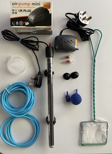 Aquarium fish tank bundle - tank, air