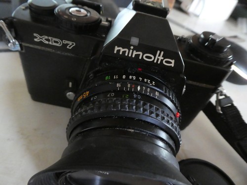 Minolta xd7 black 35mm slr - minolta,