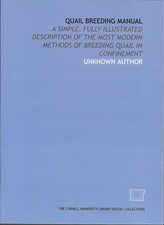 Quail breeding manual a simple