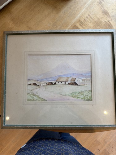 Framed watercolour - watercolour, of