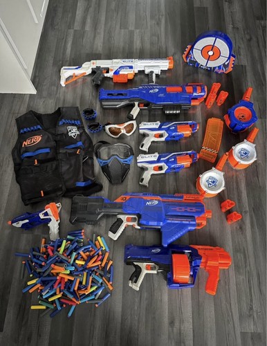 Nerf elite bundle guns - bundle, goggles