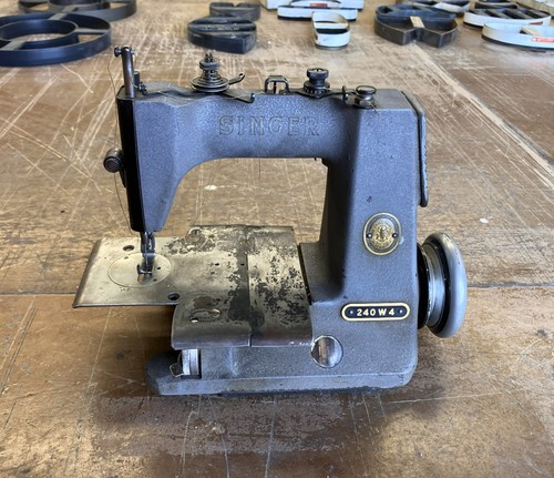 Singer 240w4 commercial - singer, hat