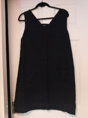 Next linen mix dress navy - next,