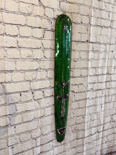 80cm mask green - 80cm, mosaic