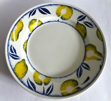 Royal Wessex Yellow Blue Lemon Fruit Pears Peach Design Dinner Plate