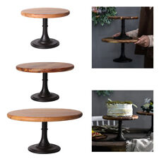 Wooden Cake Stand Pedestal