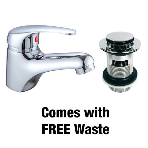 Cloakroom basin tap chrome - basin,