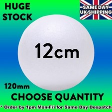 Solid polystyrene balls 12cm - solid,