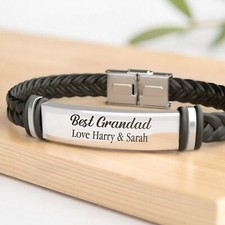 Personalised Grandad Leather