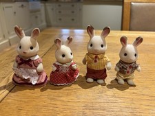 Sylvanian Families Chocolate Rabbit Family Figures