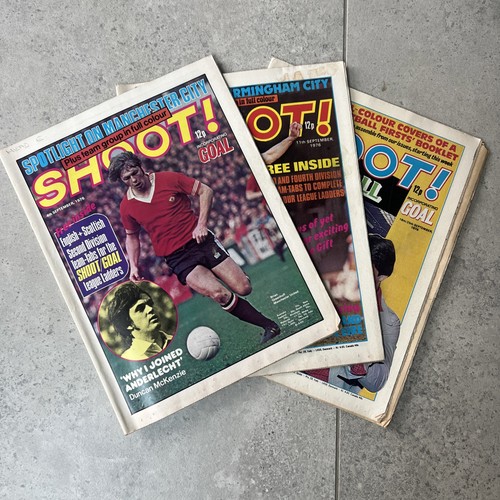 Shoot magazine 1976 - x3,