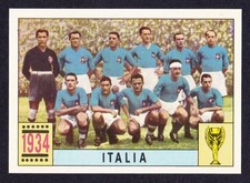 PANINI Mexico 70 1970 World Cup (Red) 1934 ITALY Team Group *Near Mint*