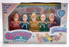 1991 NrfB Tyco Quints Newborn Baby Dolls Blanket for 5 Playset / Quints Dolls