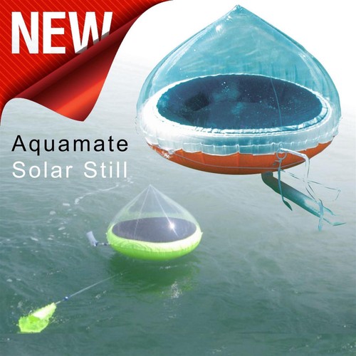Aquamate solar still - still, seawater