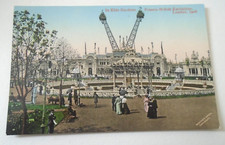 in elite gardens  franco-british  exhibition london 1908 postcard (eb4