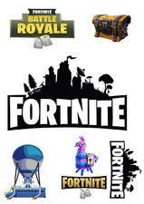 FORTNITE edible Cake toppers