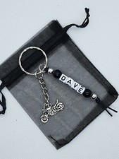 Personalised motorbike keyring, bike gifts, biker gifts, motorcycle