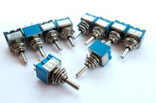 Microswitches Miniature  DP3T  Off/On (?)  x10  Good Condtion!