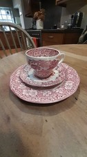 Unoch Wedgewood Woodland Trio Tea Cup Saucer Plate set.