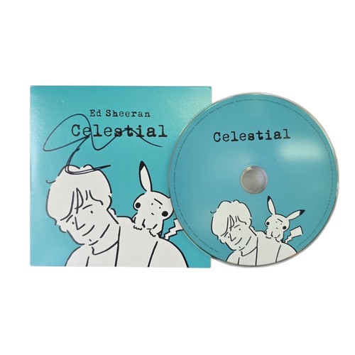 Sheeran signed celestial cd - sheeran,