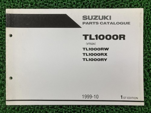Tl1000r parts list - parts, 1st