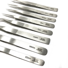 Antimagnetic Tweezers Watchmaker Set x 8 Watch Jewellery Craft Model Making