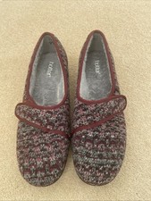 Hotter ladies comfort concept purple mix slippers size uk 8 New