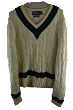 RALPH LAUREN Beige Hand Knit