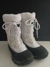 TRESPASS tres-tex Snow Boots Uk 5 Eu 38 White Black Winter Casual Work