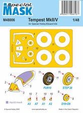 Special Hobby M48006 1:48 Hawker Tempest Mk.II/Mk.V Paint Mask