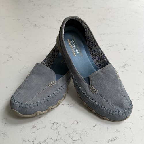Skechers suede slip - skechers, slip-on