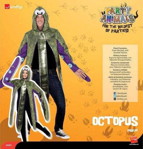 Smiffys octopus costume - smiffys, costume,
