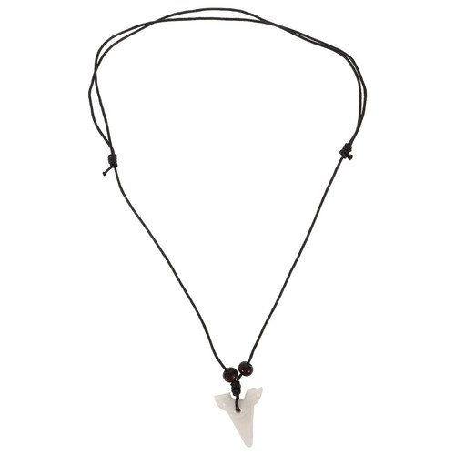 Shark tooth necklace men beach - shark,
