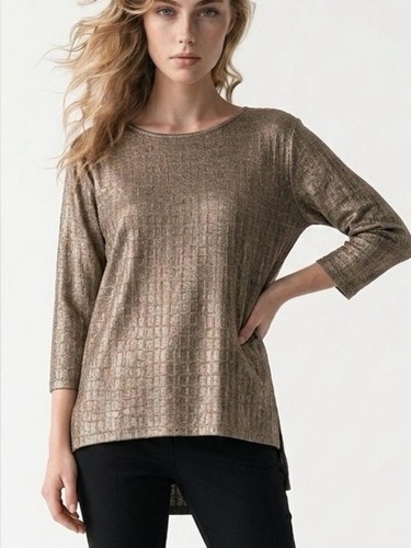 Zara metallic waffle knit - metallic,