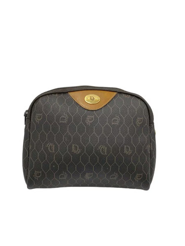 Christian dior pouch pvc - christian, blk